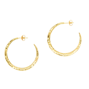 NOMAD HOOPS (GOLD-PLATED)